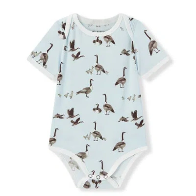 Milkbarn Kids'  Luxe Stretch One Piece In Gray