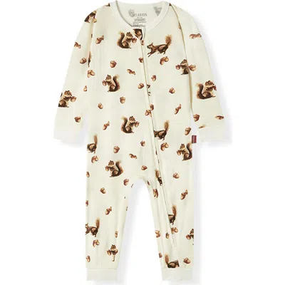 MILKBARN MILKBARN LUXE STRETCH ZIPPER PAJAMA