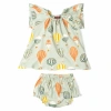 Milkbarn Organic Cotton Dress And Bloomer Set
