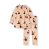 Milkbarn Babies'  Organic Cotton Dress And Legging Set In Pink