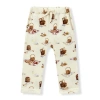 Milkbarn Kids'  Organic Cotton Jogger In White