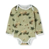 Milkbarn Kids'  Organic Cotton Long Sleeve One Piece