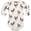 Milkbarn Kids'  Organic Cotton Long Sleeve One Piece