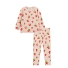 Milkbarn Kids'  Organic Cotton Long Sleeve Two Piece Pajama Set In Multi