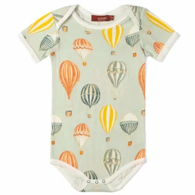 Milkbarn Kids'  Organic Cotton One Piece In Green