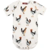 Milkbarn Organic Cotton One Piece In White