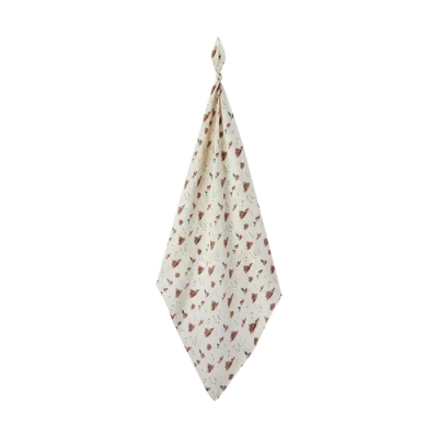 Milkbarn Organic Cotton Swaddle In Neutral