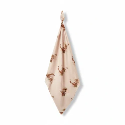 Milkbarn Organic Cotton Swaddle In Neutral