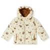 Milkbarn Kids'  Puffy Down Jacket In Animal Print