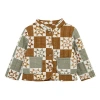 Milkbarn Quilted Coat In Animal Print