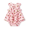 Milkbarn Ruffle Collar One Piece In Red
