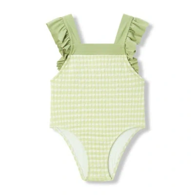MILKBARN MILKBARN RUFFLE SQUARE NECK SWIMSUIT