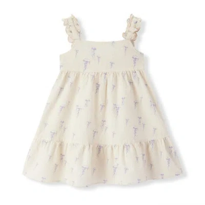 Milkbarn Babies'  Ruffle Tiered Dress In Multi