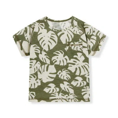 Milkbarn Kids'  Slub Cotton Pocket Tee