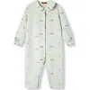 Milkbarn Kids'  Stretch Fleece Collar Jumpsuit