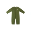 Milkbarn Kids'  Sweater Jumpsuit In Green