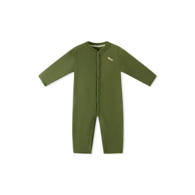 Milkbarn Kids'  Sweater Jumpsuit In Green