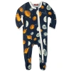 Milkbarn Kids'  Zipper Footed Romper