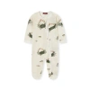 Milkbarn Kids'  Zipper Footed Romper