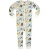Milkbarn Kids'  Zipper Pajama