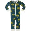 Milkbarn Kids'  Zipper Pajama