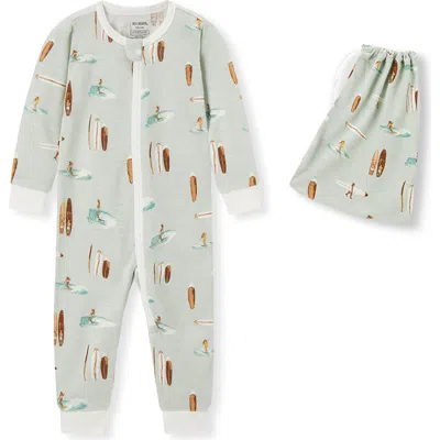 Milkbarn Kids'  Zipper Pajama