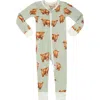 Milkbarn Kids'  Zipper Pajama