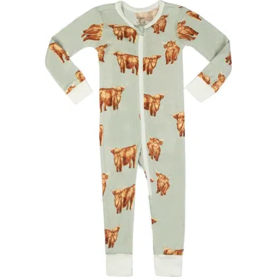 Milkbarn Kids'  Zipper Pajama