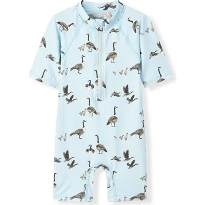 MILKBARN MILKBARN ZIPPER SHORTALL SWIMSUIT