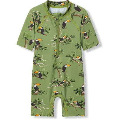 MILKBARN MILKBARN ZIPPER SHORTALL SWIMSUIT