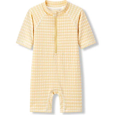 MILKBARN MILKBARN ZIPPER SHORTALL SWIMSUIT