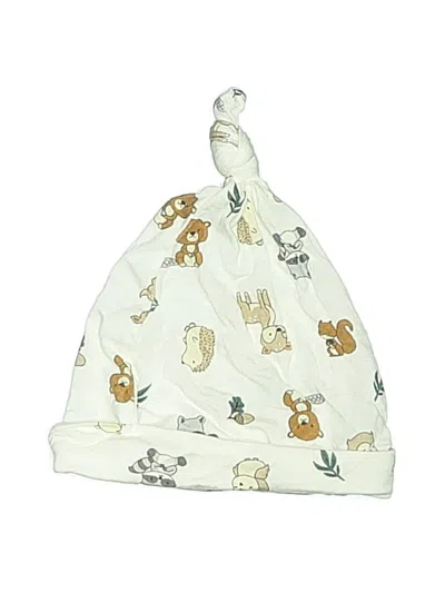 Pre-owned Milkberry Kids' Beanie Hat In White
