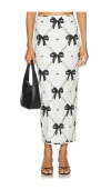 Milkwhite Pencil Skirt In 블랙