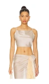 Milkwhite Top In Gray