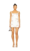 Milkwhite X Revolve Mini Dress With Bows In White