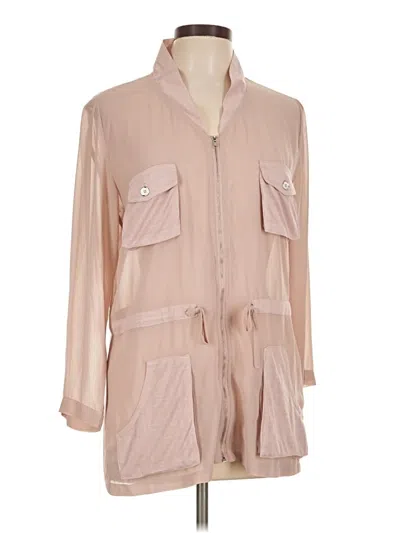 Pre-owned Milla 3/4 Sleeve Blouse In Tan