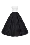 MILLA B&W TULLE EVENING CO