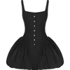 Milla Black Corset Mini Dress In Black