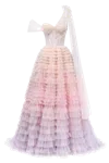 MILLA CHARMING BALL GOWN WITH THE FRILL