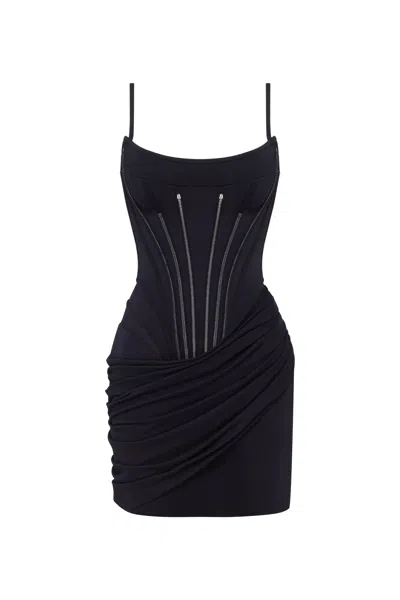 Milla Chic Fitted Corset Mini Dress, Parisienne