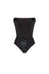 Milla Classy Black Bodysuit, Xo Xo In Black