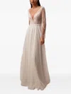 Milla Nova Embellished V-neck Dress In Multi