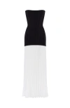 Milla Parisienne Dress With A Pleated Skirt In White