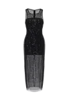 Milla Sensational Sheer Lace Maxi Dress, Xo Xo In Black