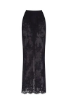 Milla Sensual Semi-sheer Maxi Skirt In Black
