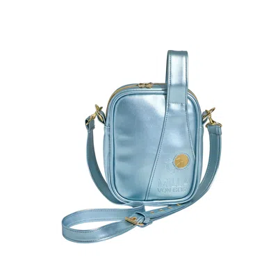 Milla Von Cosy Women's Gold / Blue Crossbody Bag Flex Silverblue In Multi