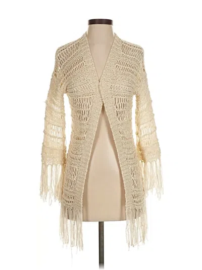 Pre-owned Millau Cardigan Sweater In White