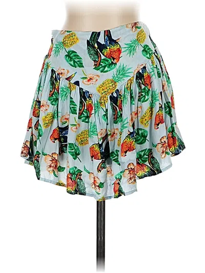 Pre-owned Millau Casual Skirt In Green