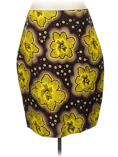 Pre-owned Millau Casual Skirt In Yellow
