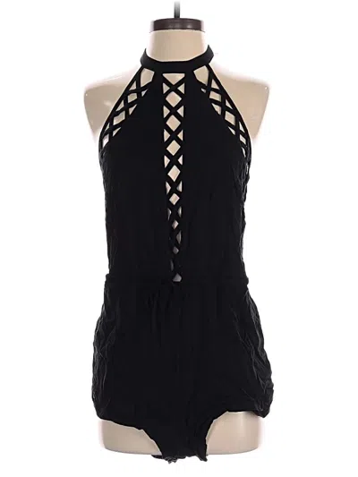 Pre-owned Millau Romper In Black